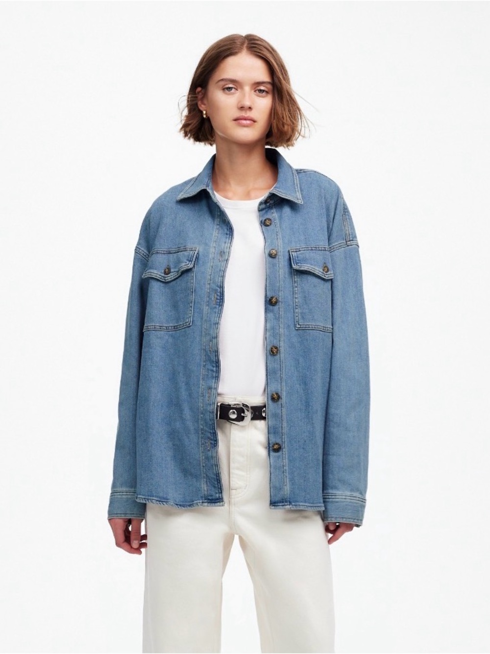 Madewell Light Weight Denim Shacket